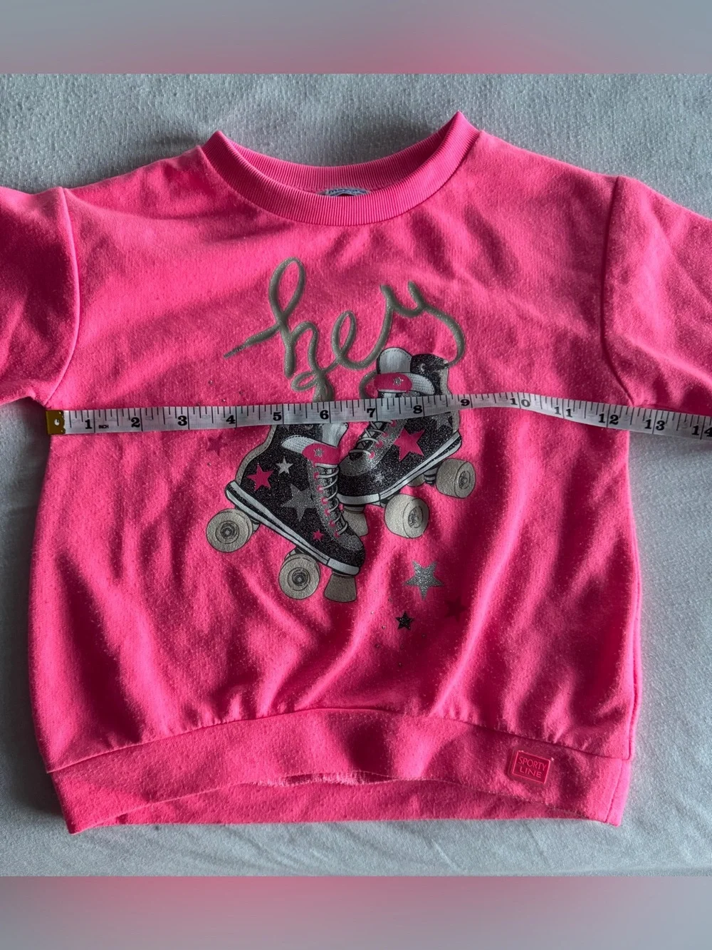 Mayoral Girls Size 3 Pink Roller Skate Graphic Sweater Sweatshirt